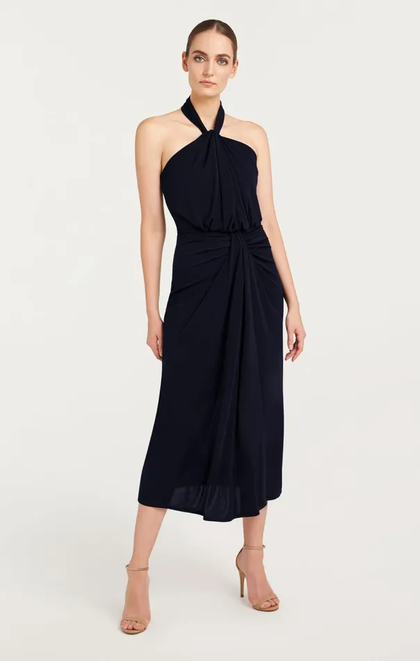 Cinq Sept Kaily Dress Navy Women Cocktail and Evening