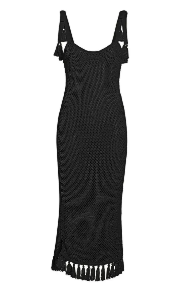 Cinq Sept Kerry Dress Black Women Coverups