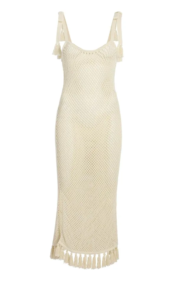 Cinq Sept Kerry Dress Ivory Women Coverups