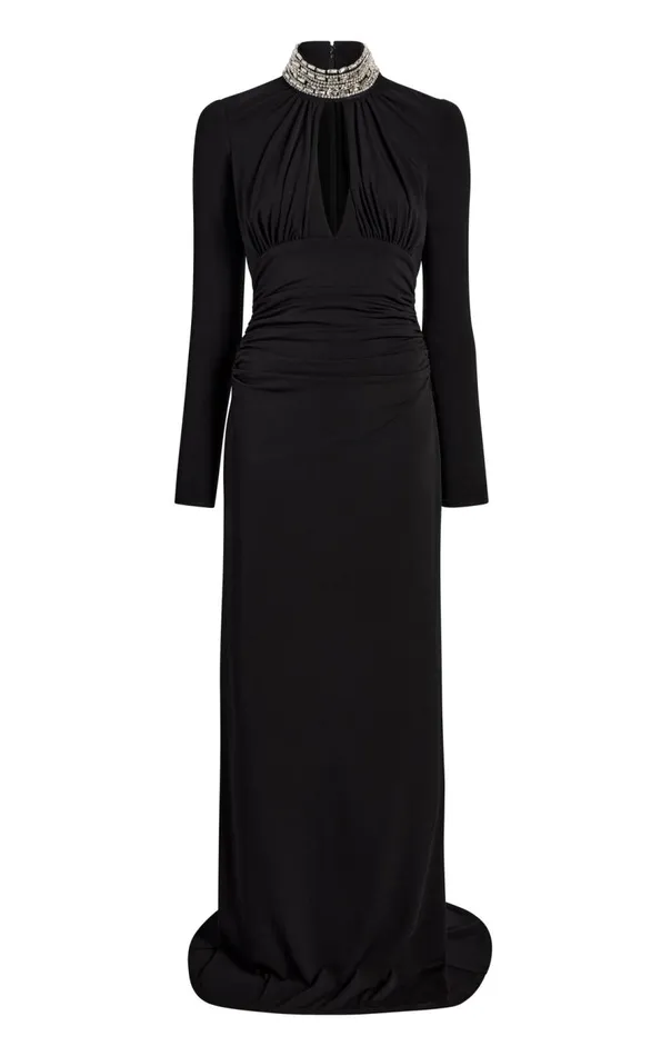 Cinq Sept Kimbra Gown Black Women Cocktail and Evening
