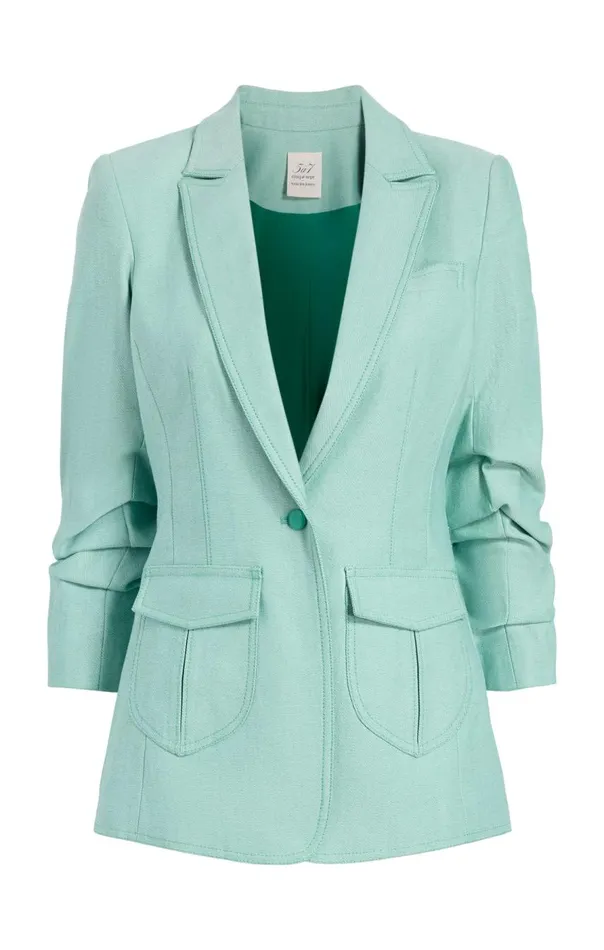 Cinq Sept Louisa Jacket Lightmarinegreen Women Blazers