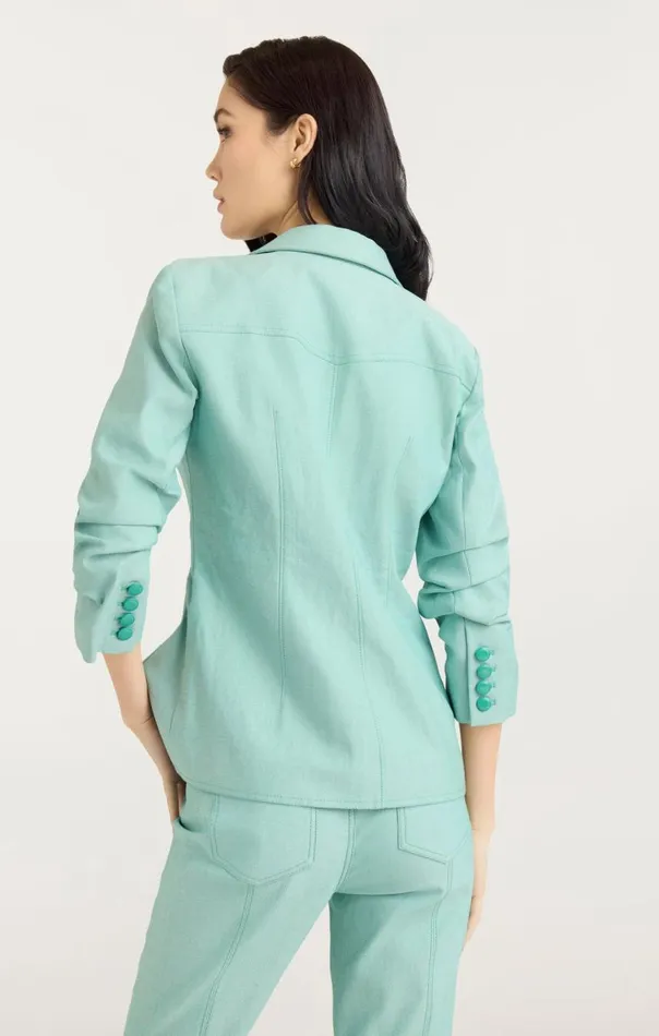 Cinq Sept Louisa Jacket Lightmarinegreen Women Blazers