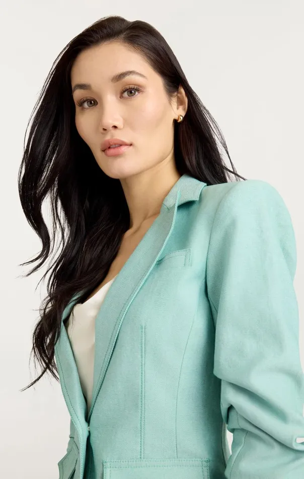 Cinq Sept Louisa Jacket Lightmarinegreen Women Blazers