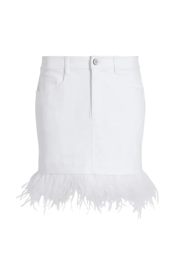 Cinq Sept Luca Skirt White Women Skirts