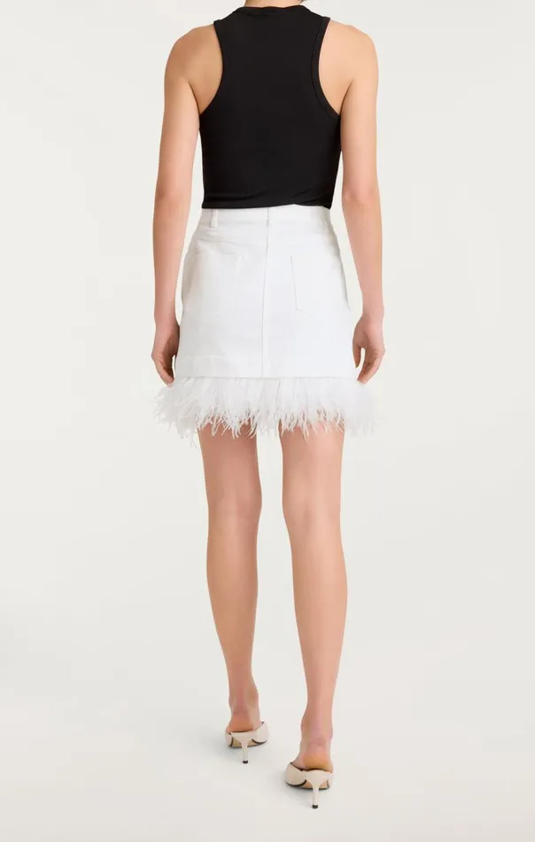 Cinq Sept Luca Skirt White Women Skirts