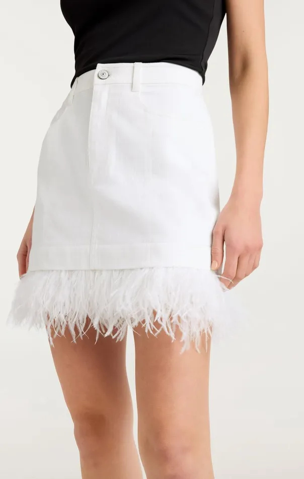 Cinq Sept Luca Skirt White Women Skirts