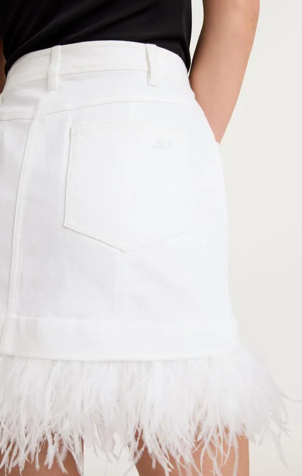 Cinq Sept Luca Skirt White Women Skirts