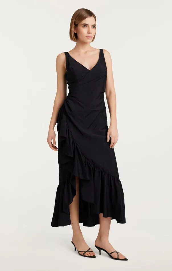 Cinq Sept Mimi Dress Black Women Cocktail and Evening