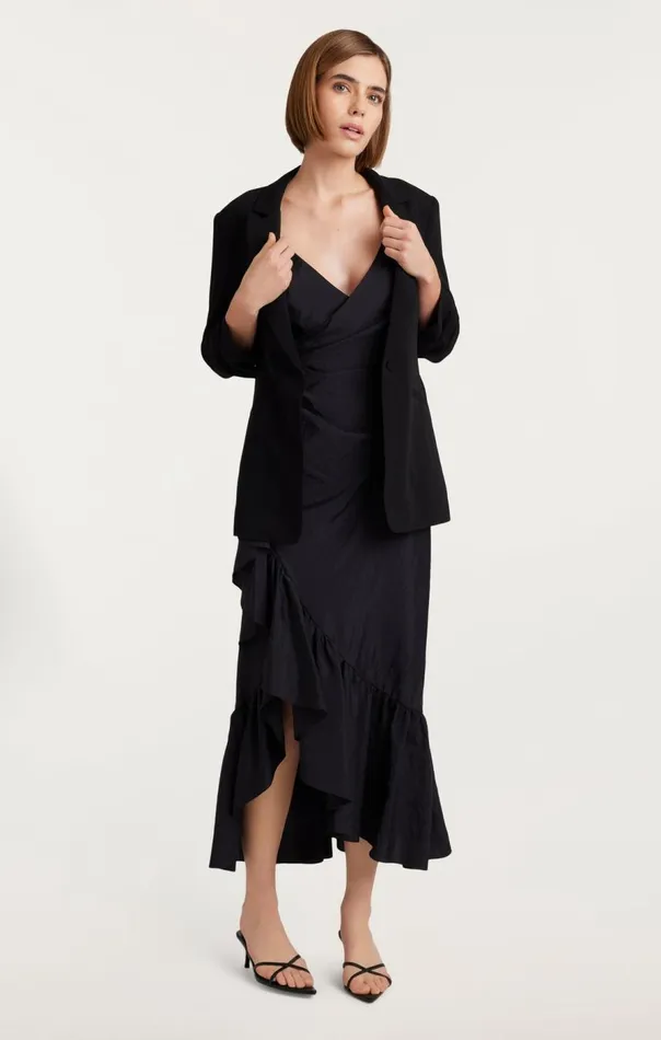Cinq Sept Mimi Dress Black Women Cocktail and Evening