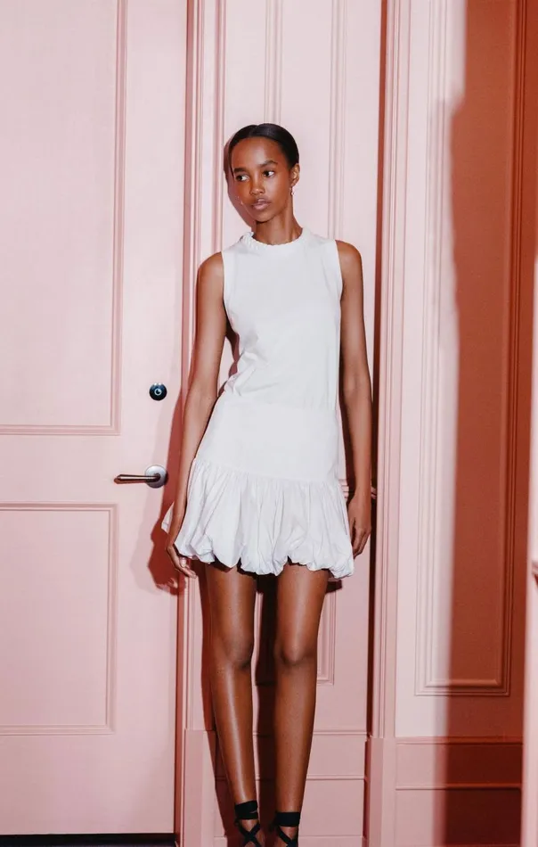 Cinq Sept Mini Ellah Skirt White Women Skirts