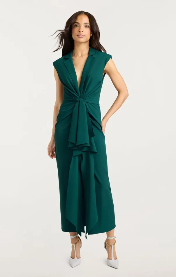 Cinq Sept Padma Dress Greenonyx Women Midi