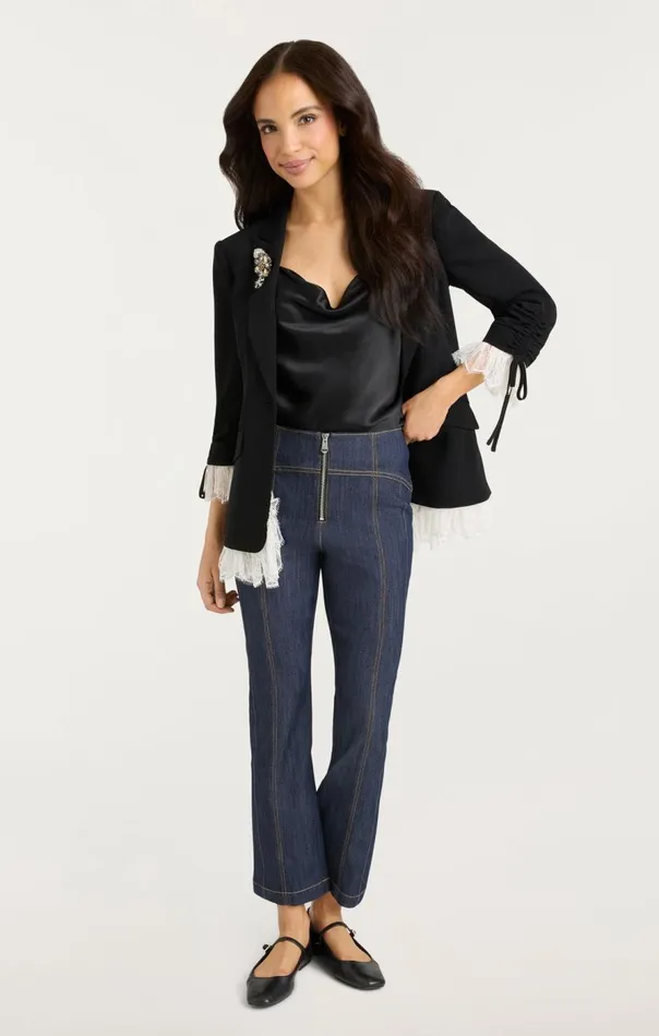 Cinq Sept Roxie Blazer Blackivory Women Blazers