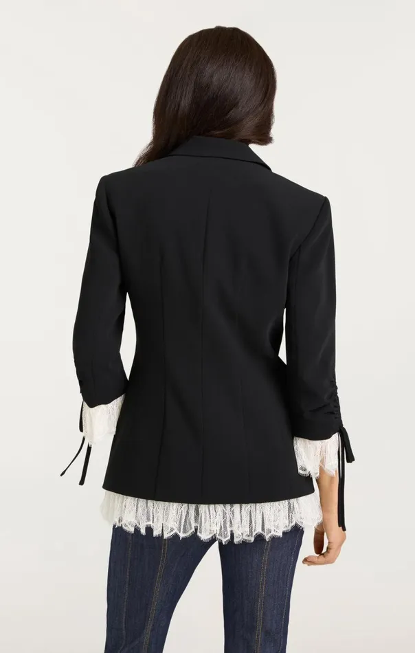 Cinq Sept Roxie Blazer Blackivory Women Blazers