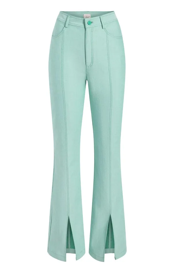 Cinq Sept Shanis Pant Lightmarinegreen Women Denim