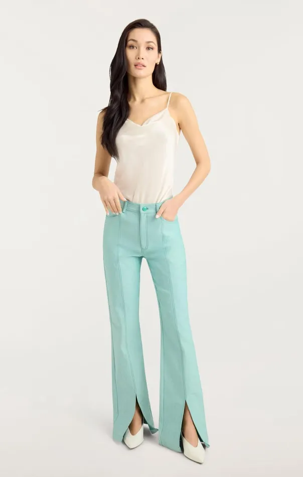 Cinq Sept Shanis Pant Lightmarinegreen Women Denim