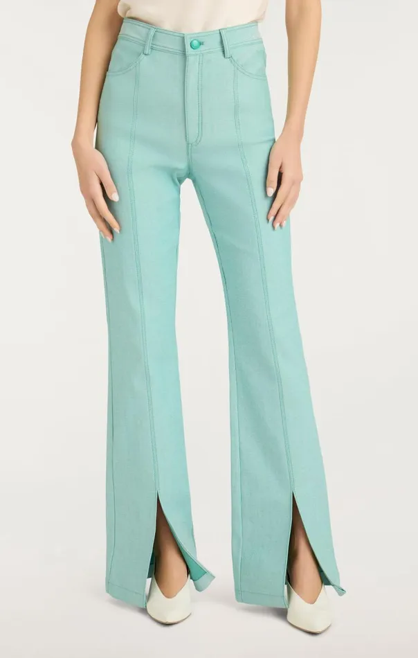 Cinq Sept Shanis Pant Lightmarinegreen Women Denim