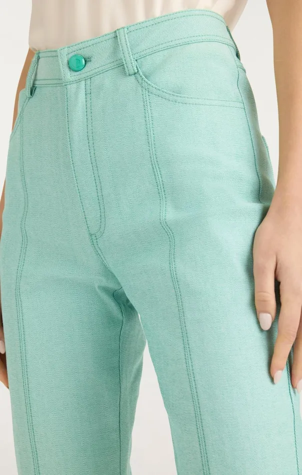 Cinq Sept Shanis Pant Lightmarinegreen Women Denim