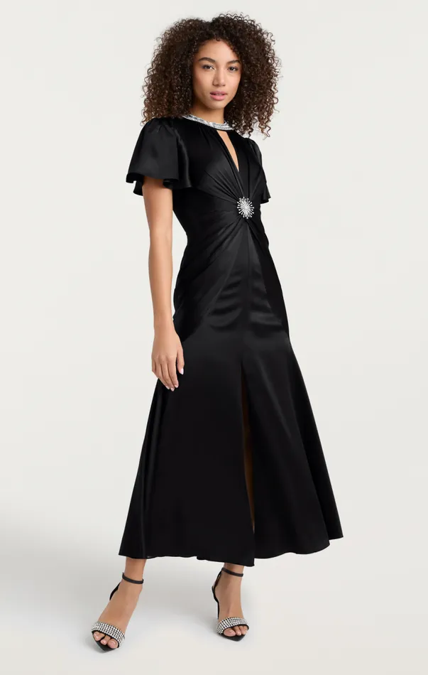 Cinq Sept Sharma Dress Black Women Midi