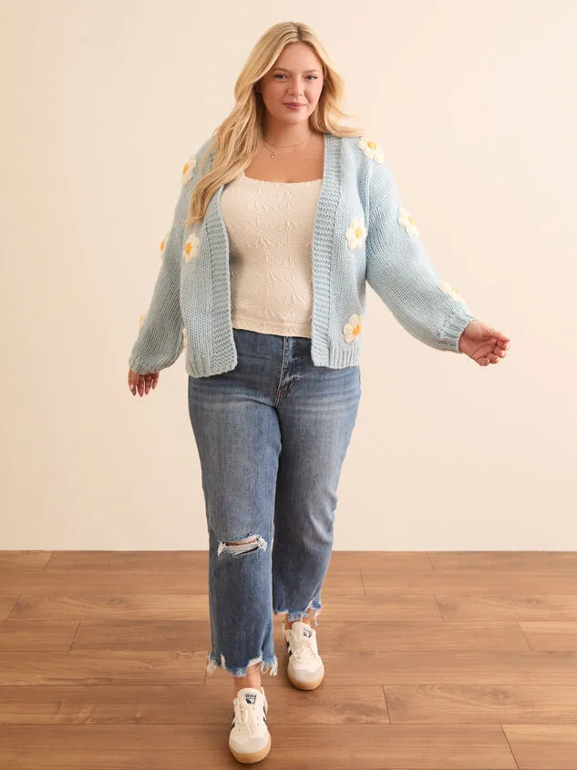 Clare Knit Flower Cardigan Sage Women Altar039d State Sweaters Cardigans Clare Knit Flower Cardigan Sage Women Altar039d State Sweaters Cardigans