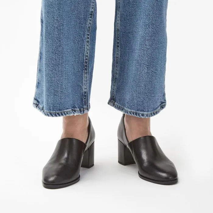 Clarks Black Shoes Freva 55 Lily Black Leather 8211 Women