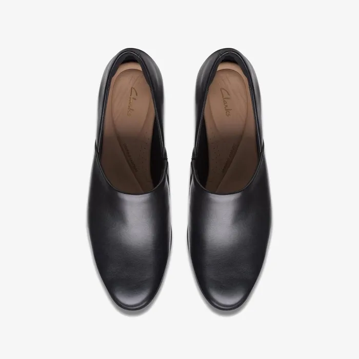 Clarks Black Shoes Freva 55 Lily Black Leather 8211 Women