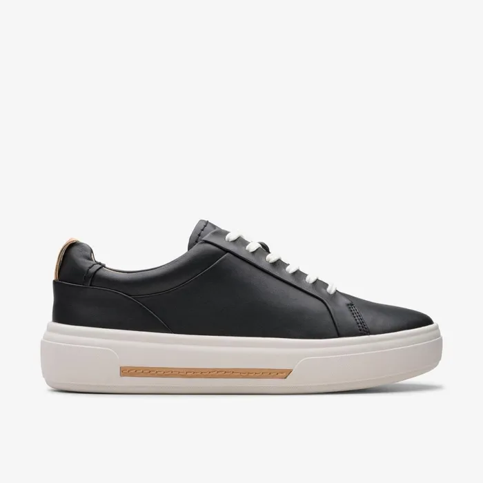 Clarks Black Shoes Hollyhock Walk Black Leather 8211 Women