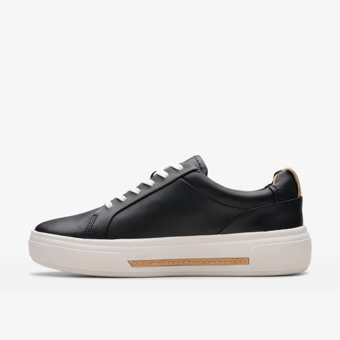 Clarks Black Shoes Hollyhock Walk Black Leather 8211 Women