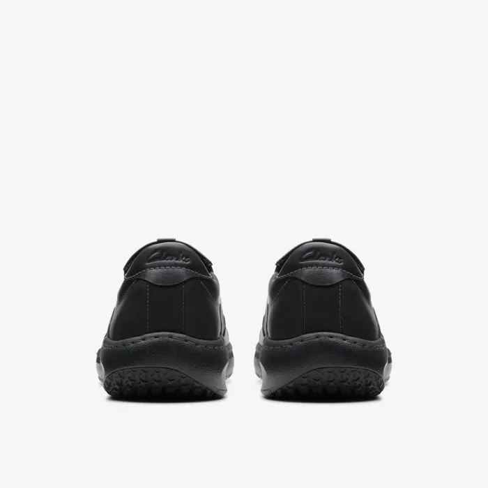 Clarks Black Shoes Step Loafer Black Leather 8211 Men