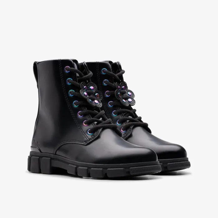 Clarks Boots Evyn Top Black 8211 Kids