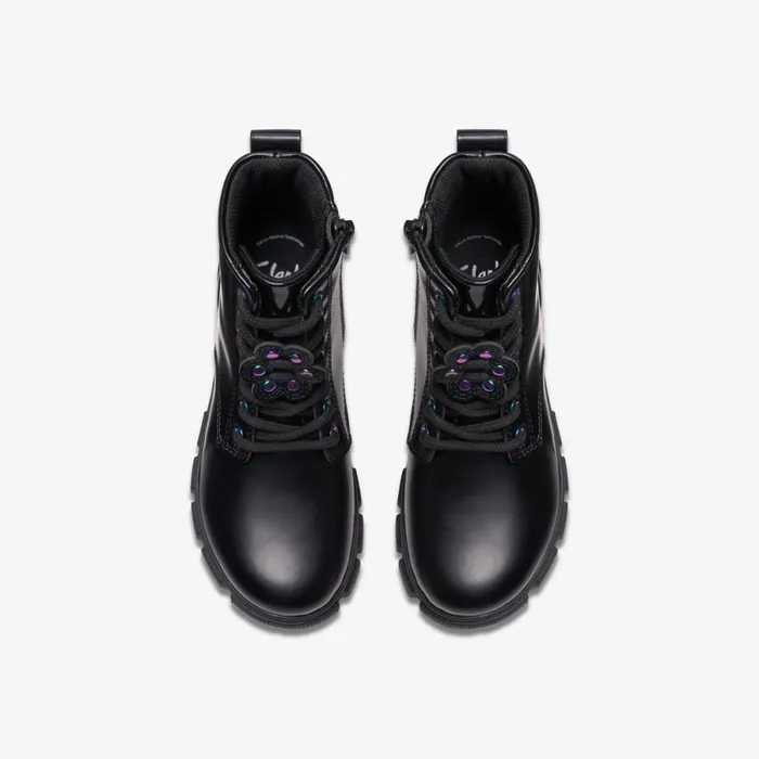 Clarks Boots Evyn Top Black 8211 Kids