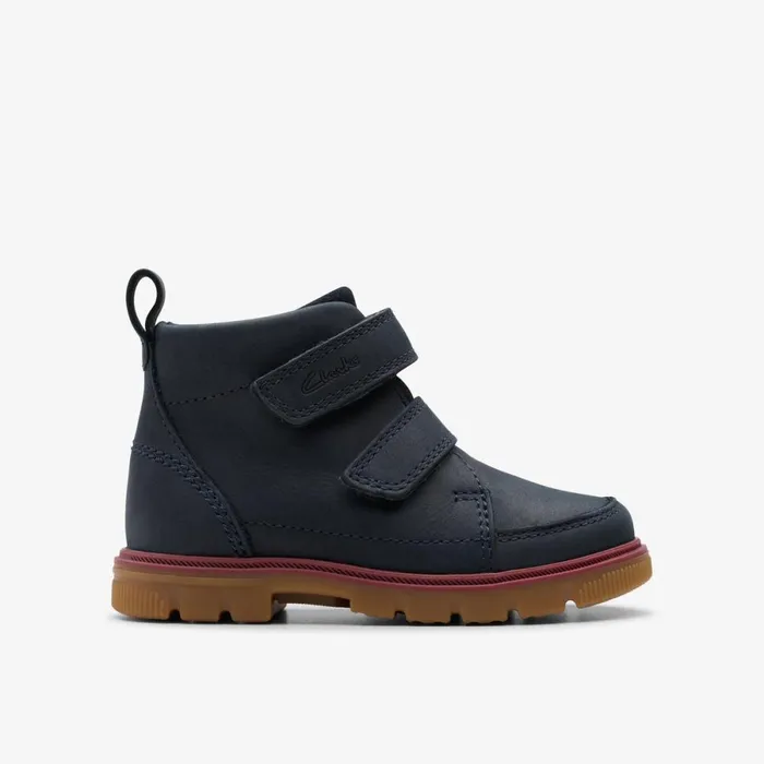 Clarks Boots Lorcam Hi Toddler Navy 8211 Kids