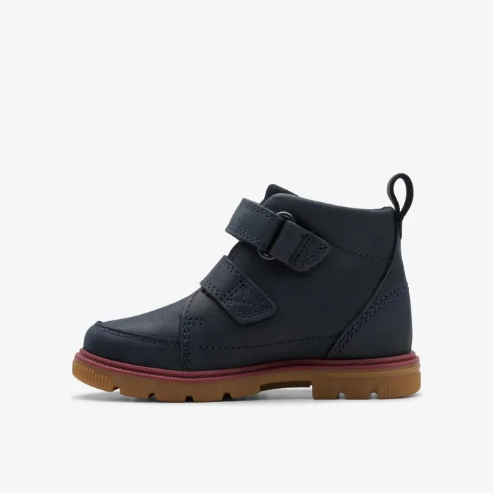 Clarks Boots Lorcam Hi Toddler Navy 8211 Kids