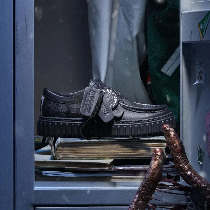 Clarks Boots Stranger Things Torhill Lo Black 8211 Kids