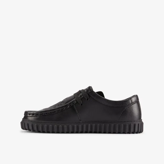 Clarks Boots Stranger Things Torhill Lo Black 8211 Kids
