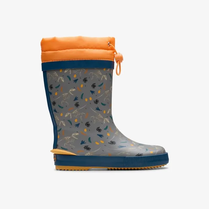 Clarks Boots Tarri Race Grey Print 8211 Kids