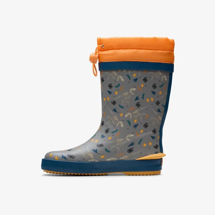 Clarks Boots Tarri Race Grey Print 8211 Kids