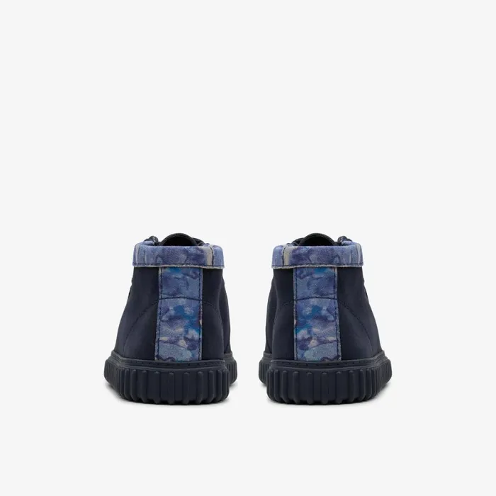 Clarks Boots Torhill Navy Camouflage 8211 Kids