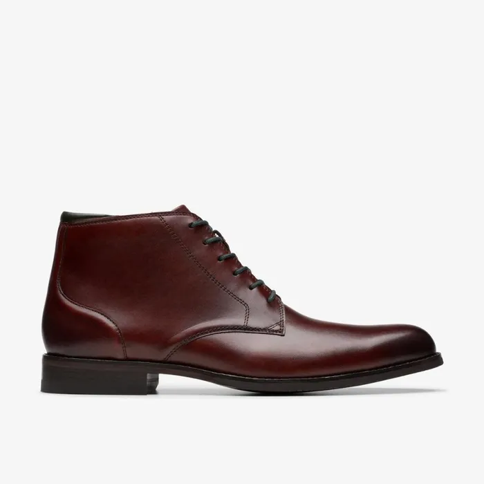 Clarks Brown Boots Craft Arlo Hi British Tan Leather 8211 Men
