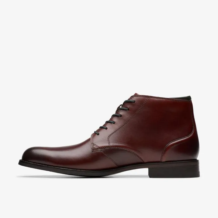 Clarks Brown Boots Craft Arlo Hi British Tan Leather 8211 Men
