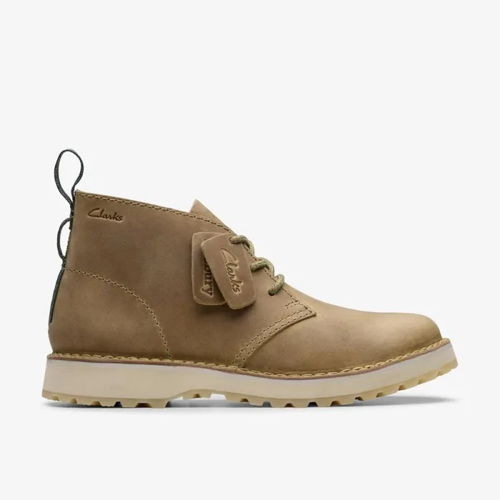 Clarks Brown Boots Solsbury Db Dark Sand Leather 8211 Men