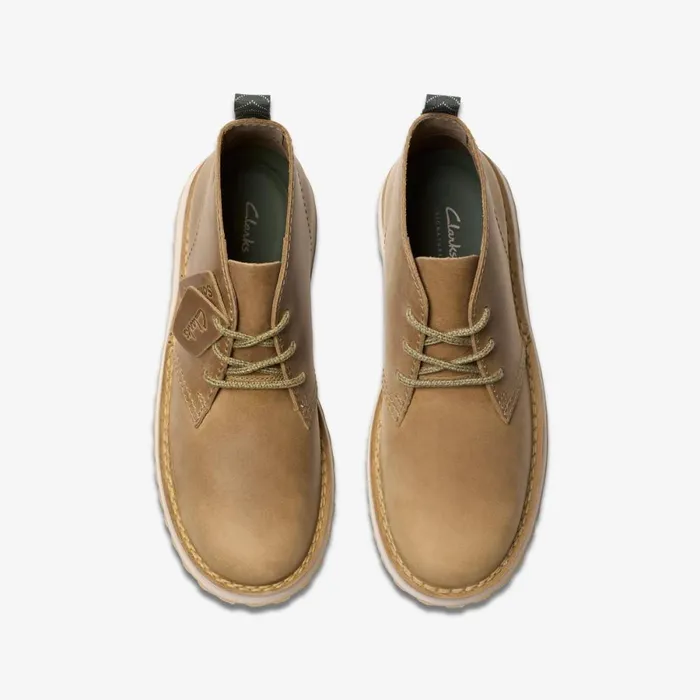 Clarks Brown Boots Solsbury Db Dark Sand Leather 8211 Men