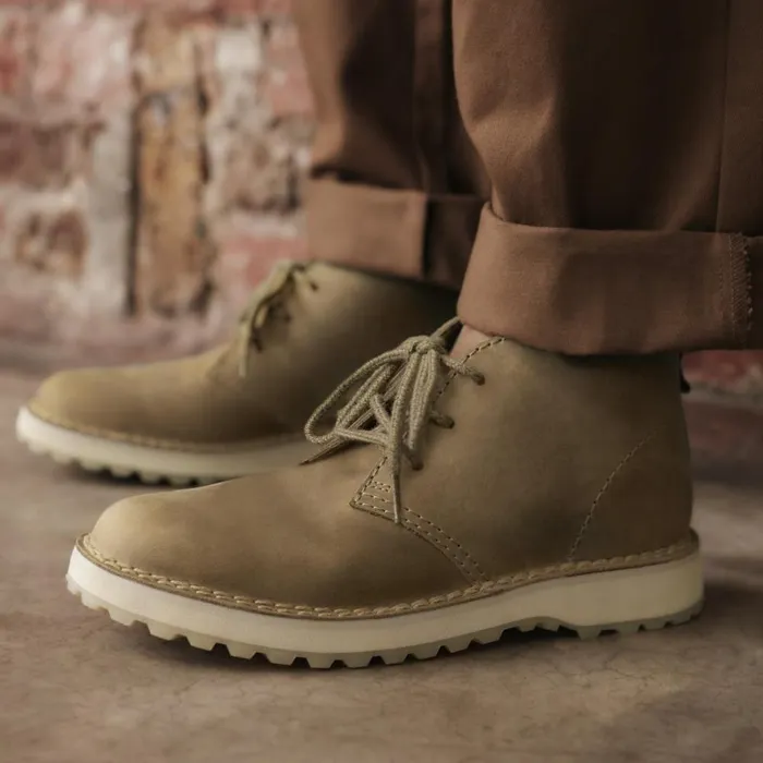 Clarks Brown Boots Solsbury Db Dark Sand Leather 8211 Men