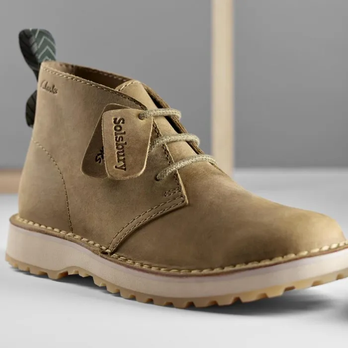 Clarks Brown Boots Solsbury Db Dark Sand Leather 8211 Men