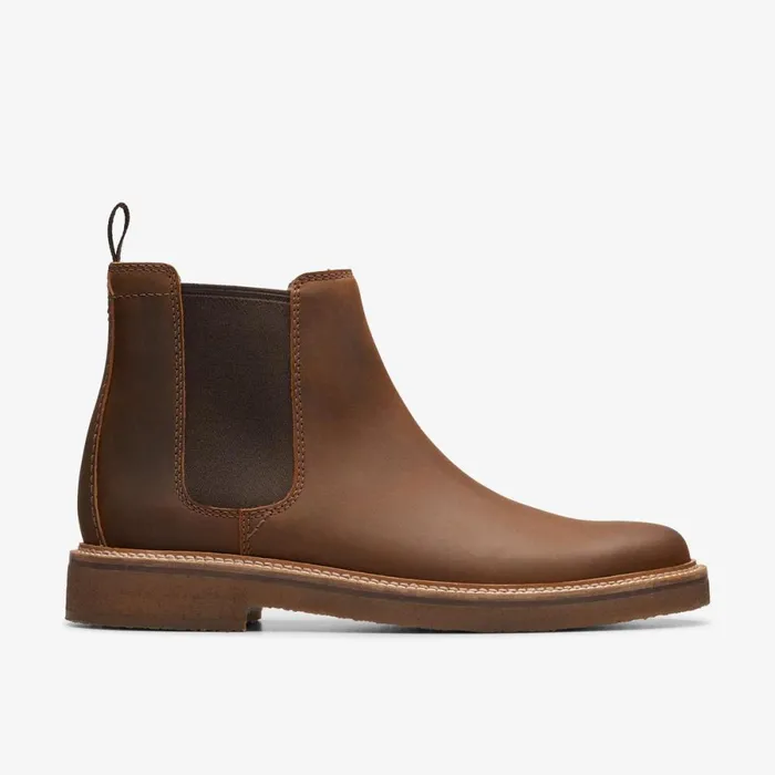 Clarks Chelsea Boots Clarkdale Easy Chelsea Boot Beeswax Leather 8211 Men