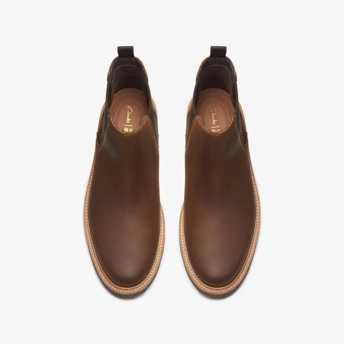 Clarks Chelsea Boots Clarkdale Easy Chelsea Boot Beeswax Leather 8211 Men