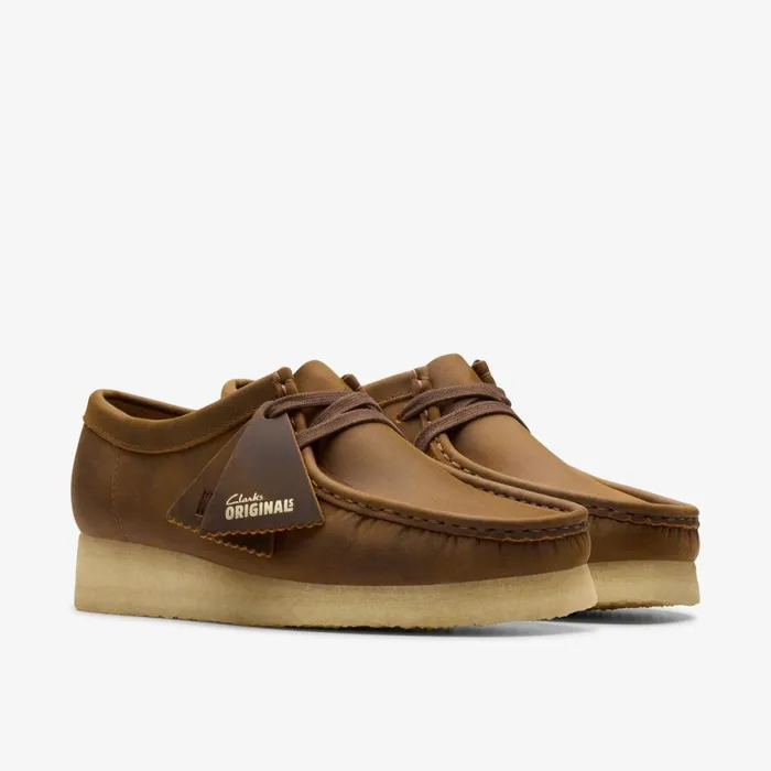 Clarks Flat Shoes Wallabee Beeswax 8211 Women