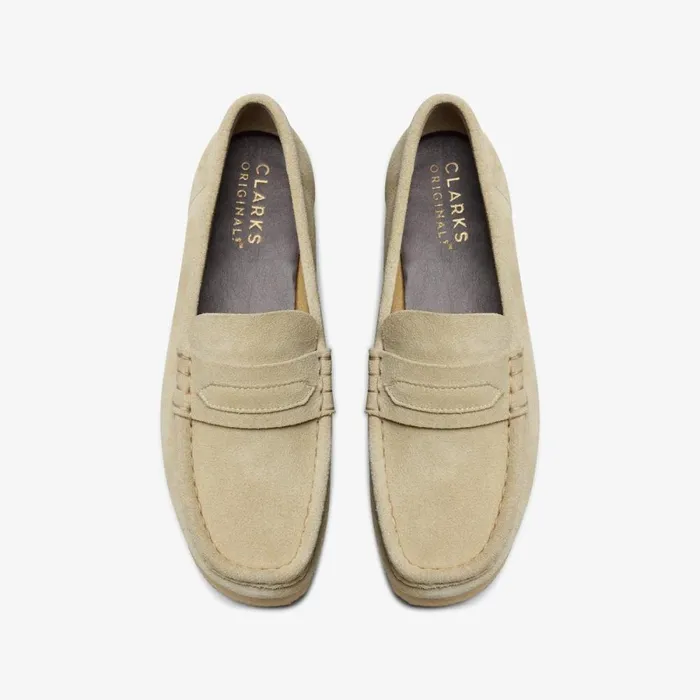 Clarks Flat Shoes Wallabee Loafer Maple Suede 8211 Women