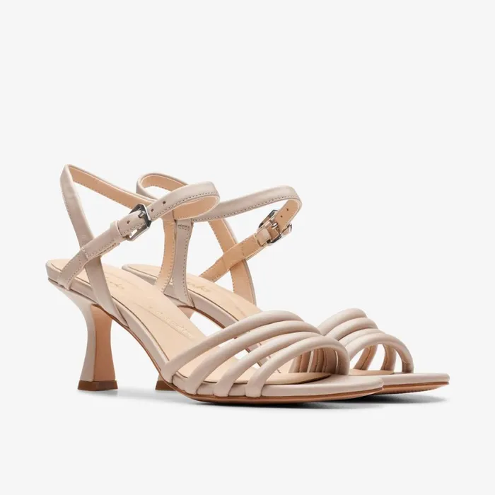 Clarks Heels Amali May Sand Leather 8211 Women