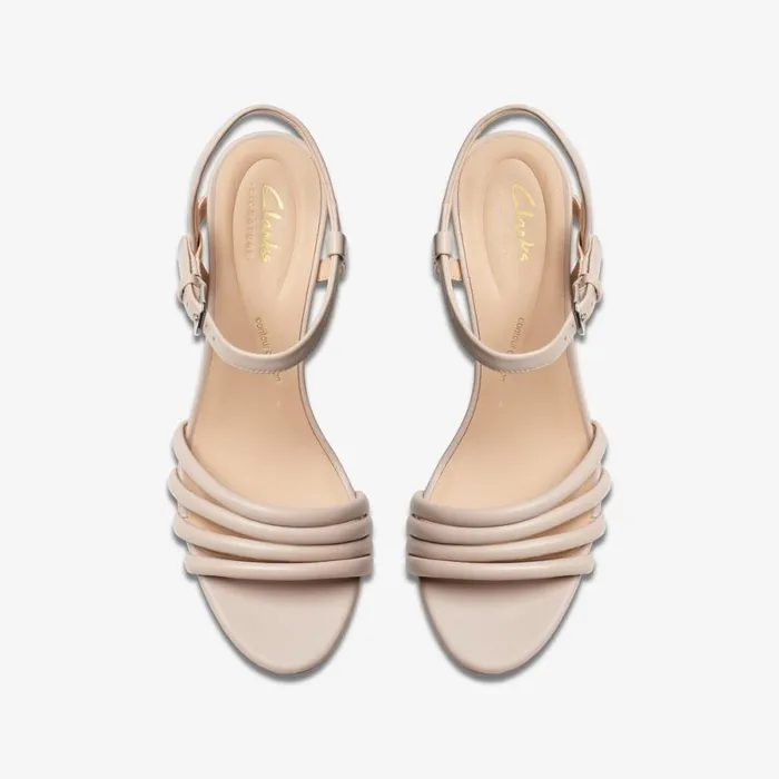 Clarks Heels Amali May Sand Leather 8211 Women