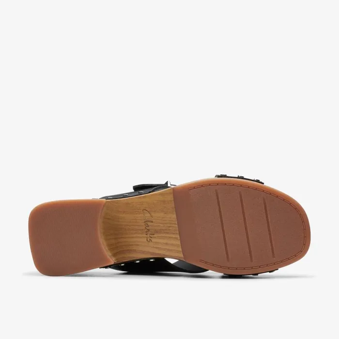 Clarks Heels Sivanne Walk Black Leather 8211 Women